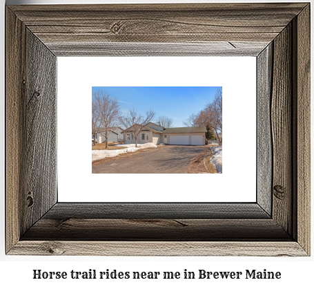 horse trail rides near me in Brewer, Maine